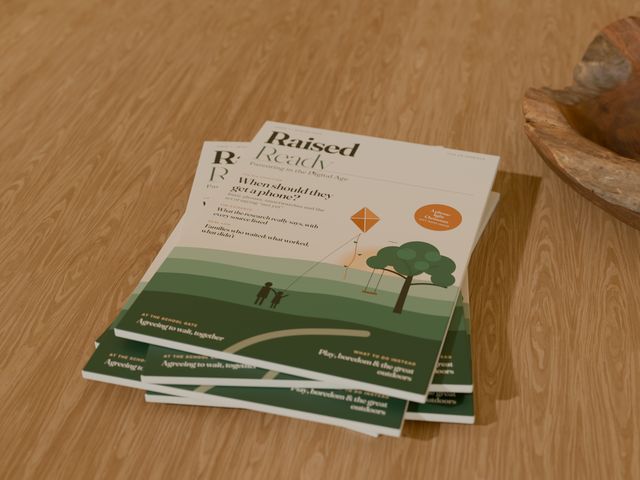 A small stack of Issue 1 copies on a table